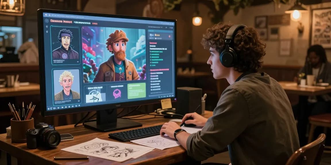 Engaging Tavern AI character creation scene with immersive storytelling elements, showcasing creativity and digital interaction.