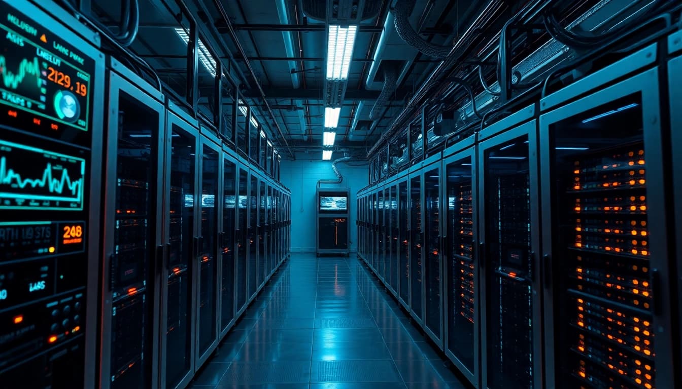 Efficient cryptocurrency mining operation showcasing the best crypto mining site technology.