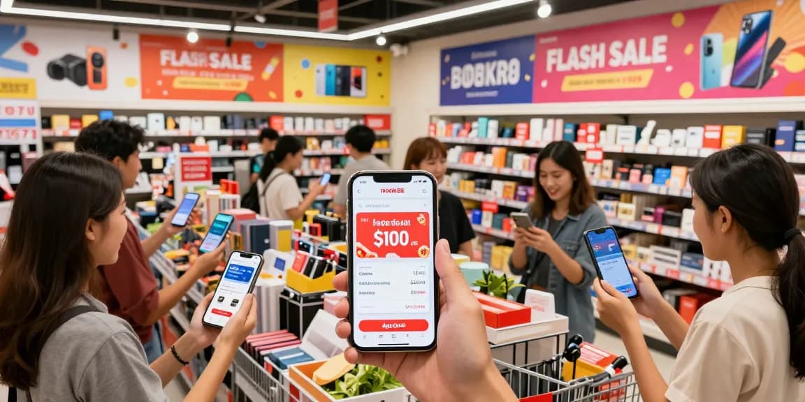 Exciting online shopping experience at rokok88 during a flash sale