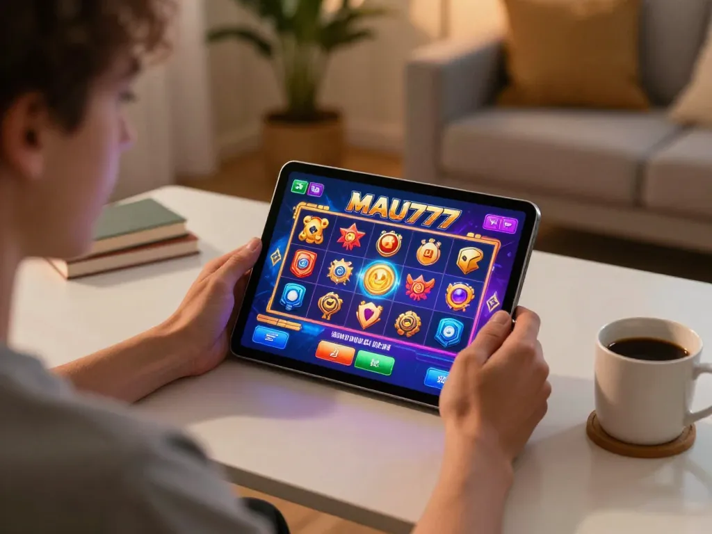 Engage with MAU777 slot games while enjoying a cozy home gaming atmosphere.