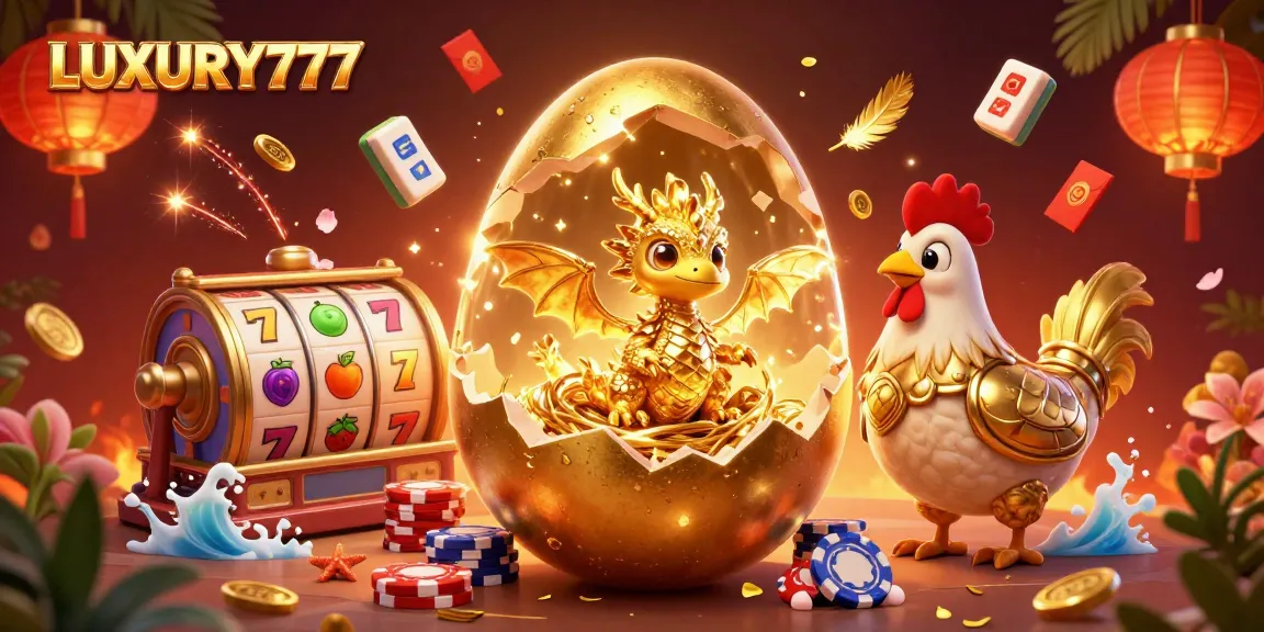Memenangkan hadiah menarik di LUXURY777 dengan simbol permainan slot yang menarik dan elemen kasino yang memukau.