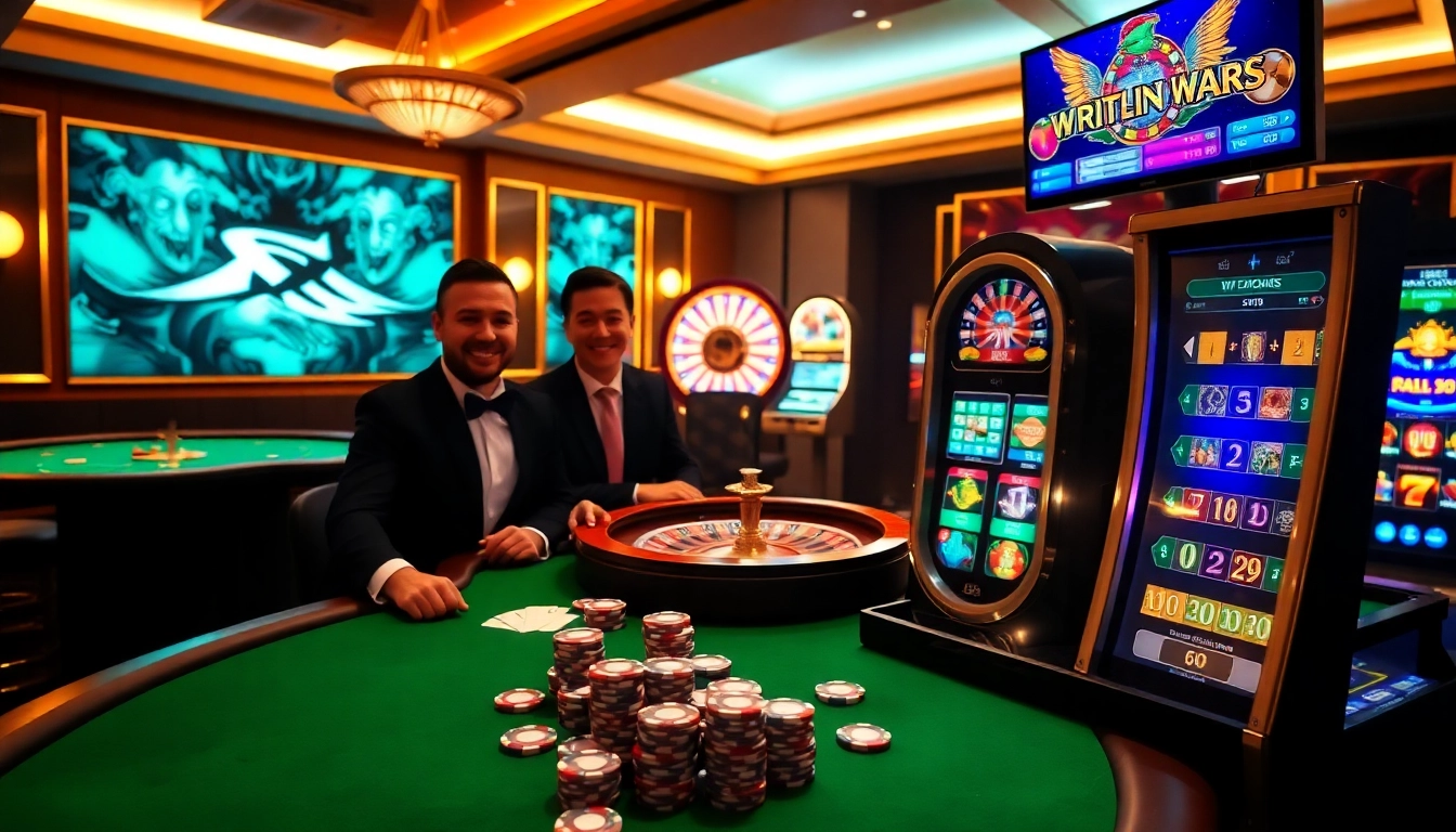 Experience vibrant gaming excitement at https://www.kjc.global/ with poker chips, cards, and casino tables.