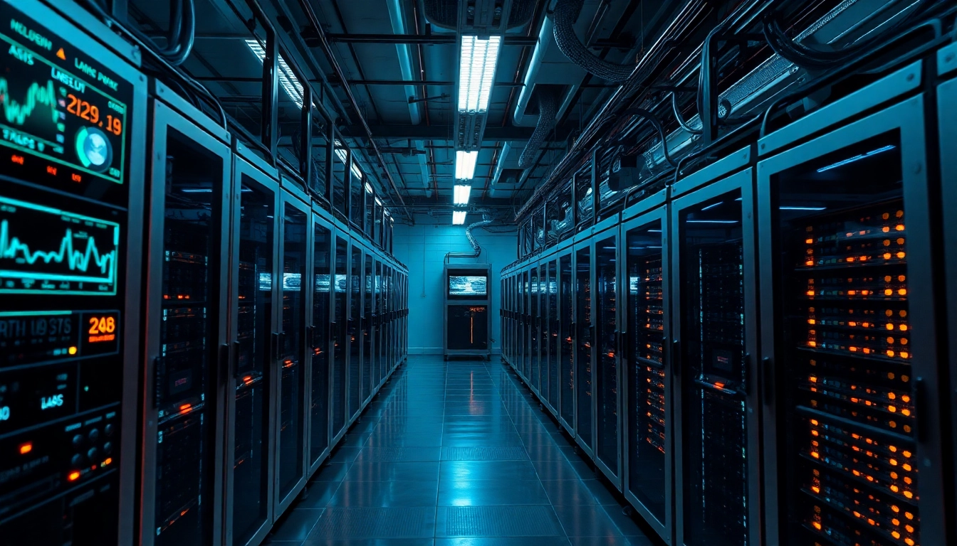 Efficient cryptocurrency mining operation showcasing the best crypto mining site technology.