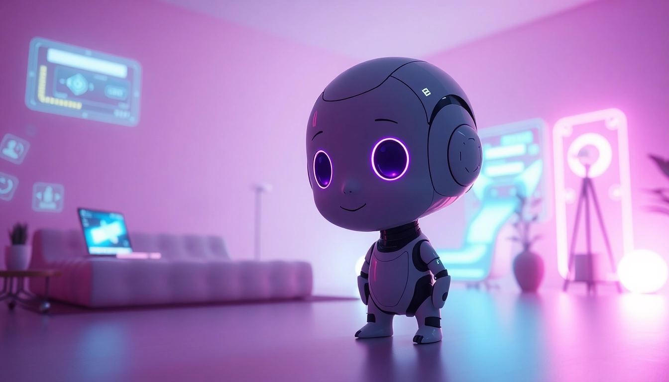 Engaging AI character in a cozy digital setting for ai sex interactions.