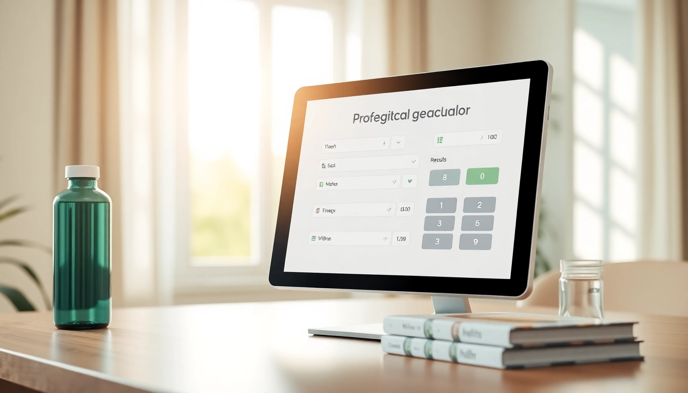 Calculate your biological age calculator results with an interactive and intuitive digital interface.