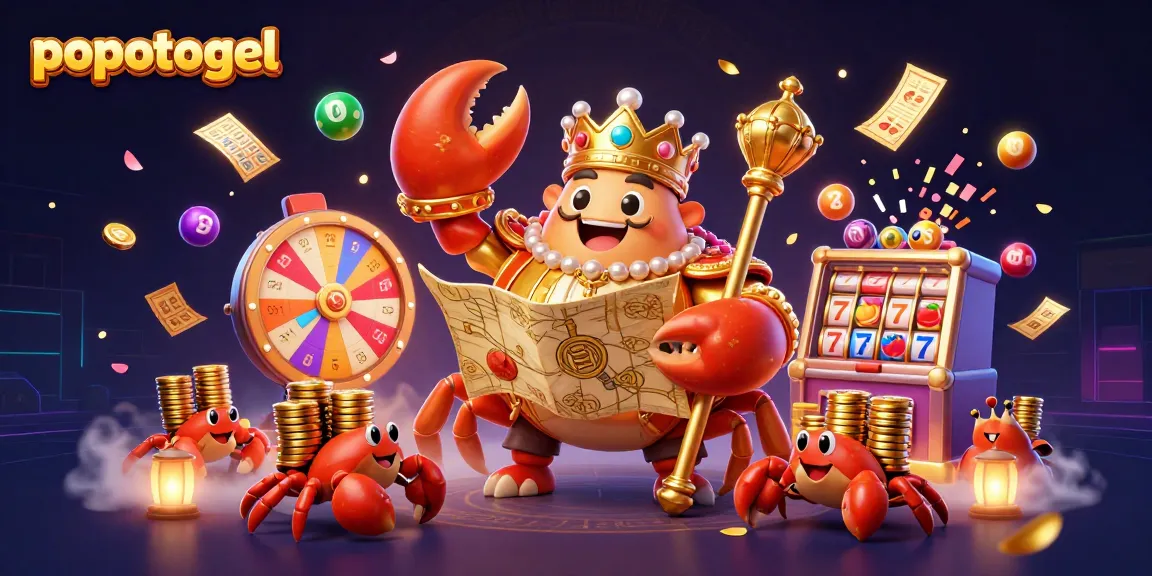 Experience excitement with popotogel's vibrant slot game scene featuring dynamic characters and elements.