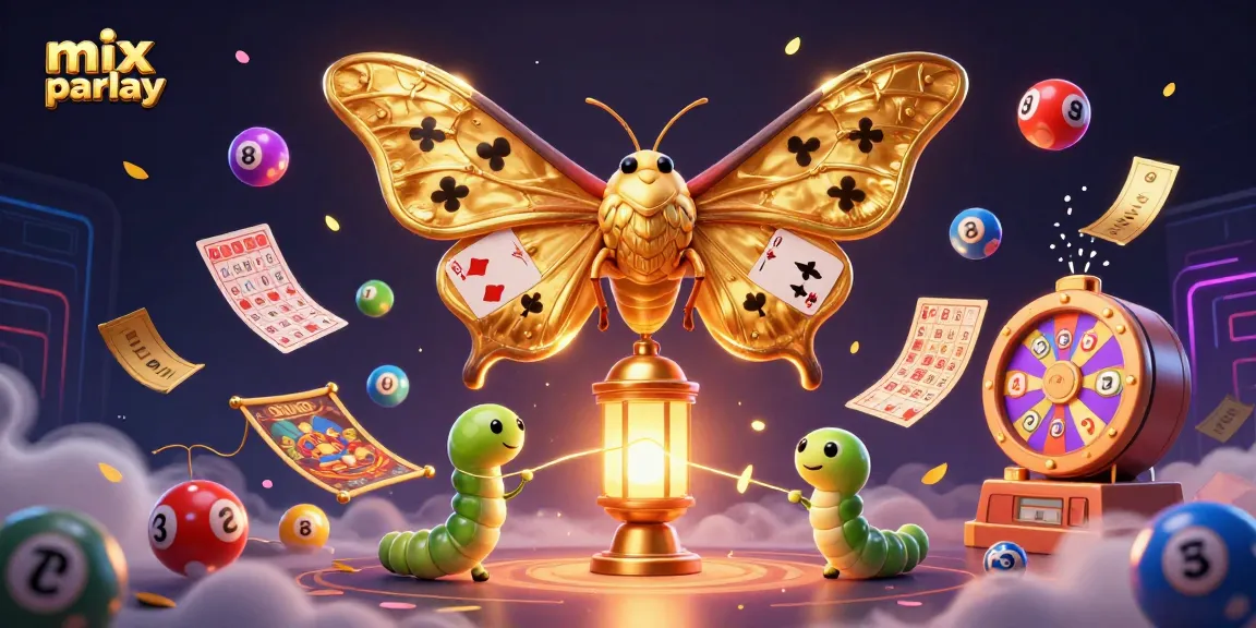Explore the excitement of mix parlay betting with vibrant games and dynamic lottery elements in this captivating 3D illustration.