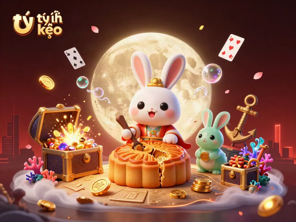 Explore tỷ lệ kèo dynamics with vibrant gambling elements in a rich 3D illustration