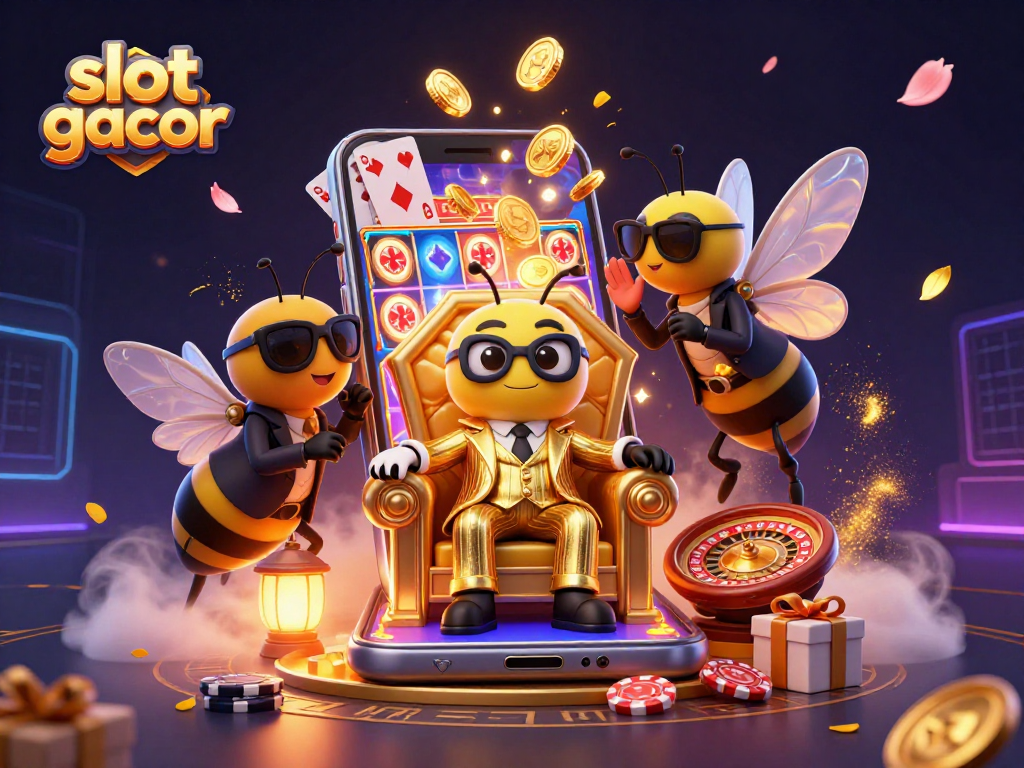 Menangkan slot gacor dengan ilustrasi 3D menakjubkan, menampilkan karakter kasino yang hidup.