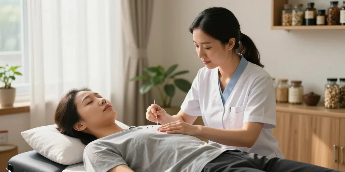 Focused acupuncture therapy at 수원교통사고한의원 with compassionate care.