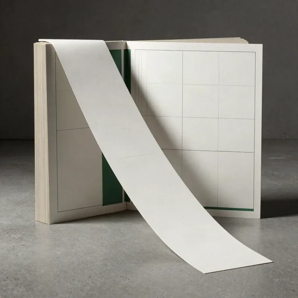 Landing page sprint cards and page strips stacked on brushed concrete with green accents.