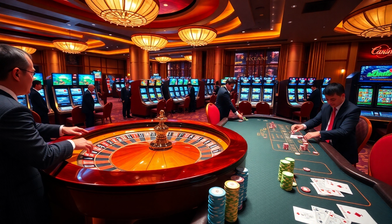 Vivez l'excitation du meilleure casino en ligne avec des tables de poker élégantes et des machines à sous vibrantes.