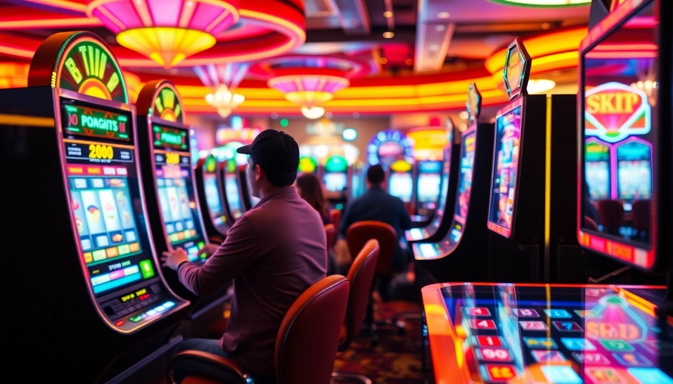 Experience the thrill of as38 slot gacor online with players enjoying an exciting casino atmosphere.