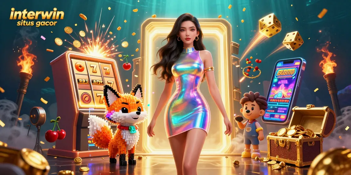 Experience gaming excitement with interwin situs gacor featuring vibrant characters and jackpot elements.
