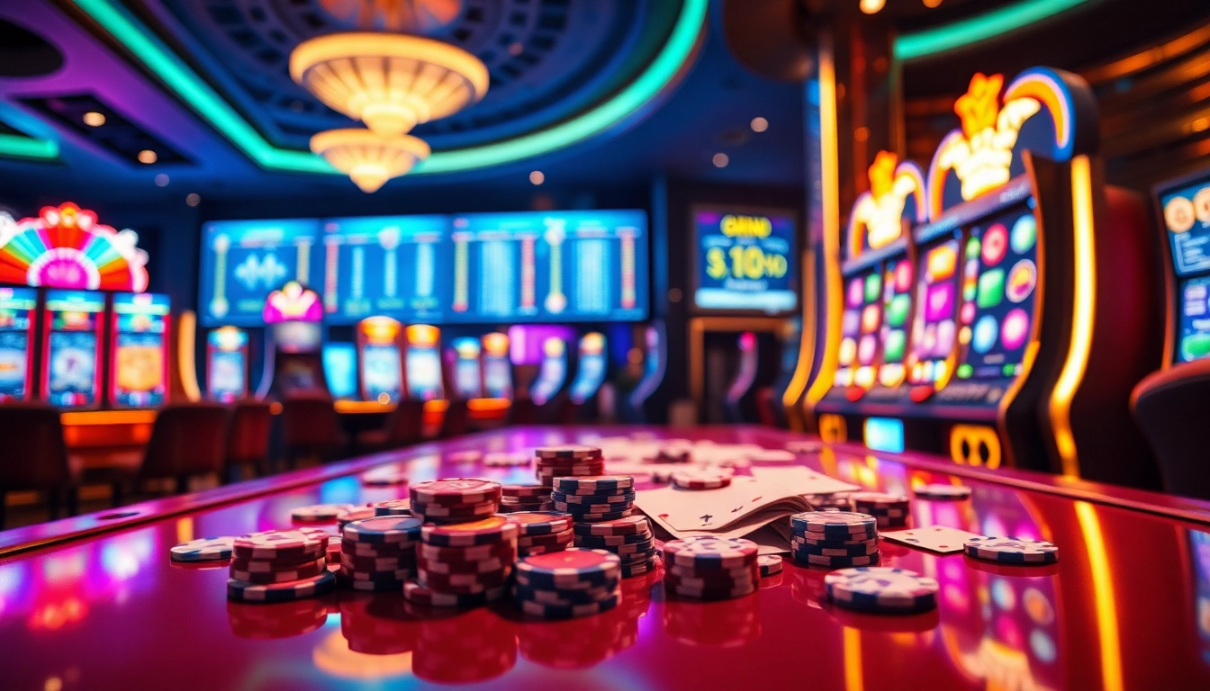 Experience thrilling gameplay at idnslot with vibrant slot machines and casino excitement.