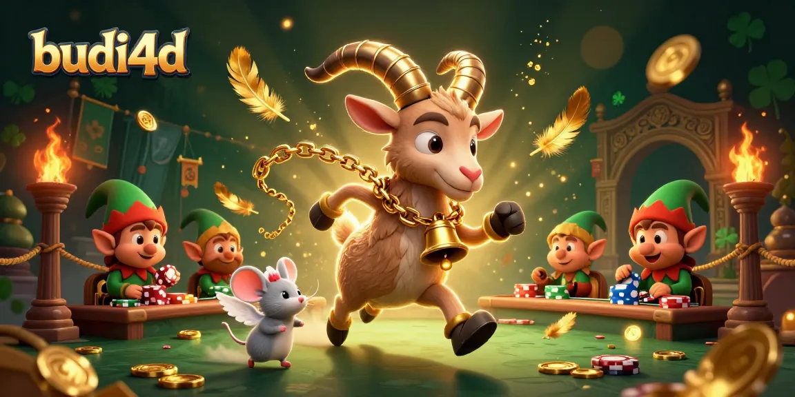 Experience thrilling action in budi4d casino as Krampus and friends manage wild games, illustrated uniquely.
