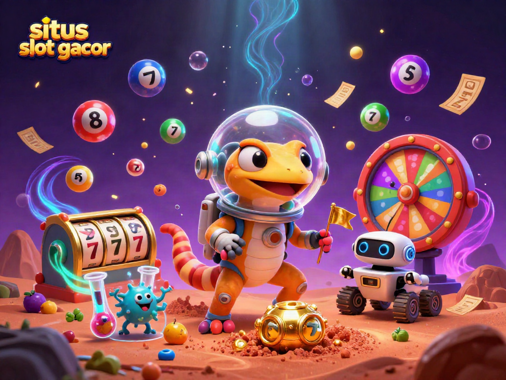 Experience excitement with situs slot gacor as a Martian gecko uncovers a golden casino adventure!