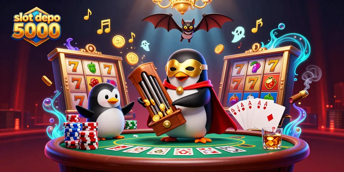 Memainkan slot depo 5000 sambil menikmati fitur menarik seperti jackpot dan simbol buah.