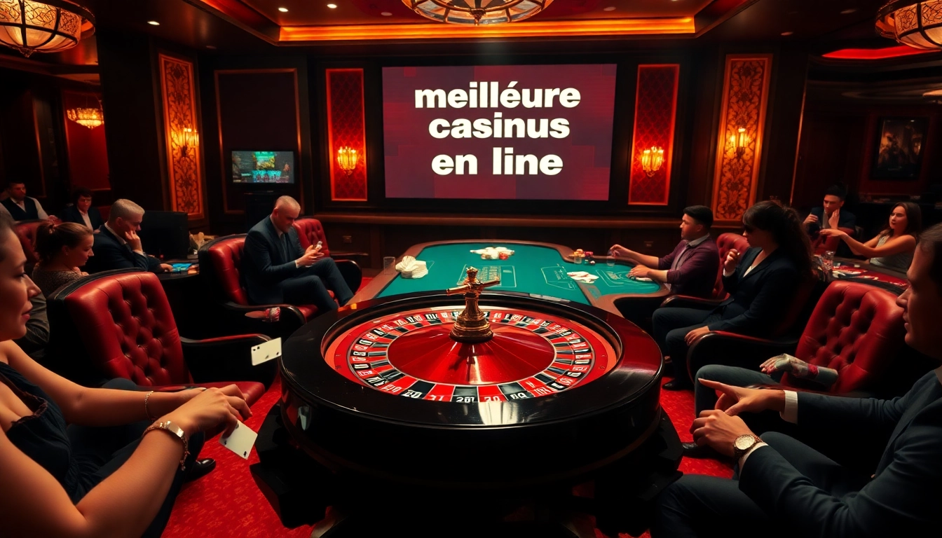 Vivez l'excitation au meilleure casino en ligne avec des tables de jeu vibrantes et des joueurs.