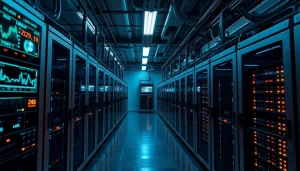 Efficient cryptocurrency mining operation showcasing the best crypto mining site technology.