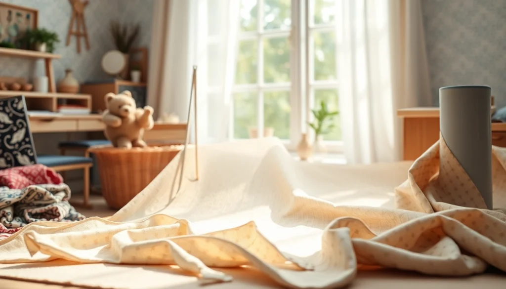 Katoen stof in verschillende kleuren en texturen, perfect voor creatieve projecten.