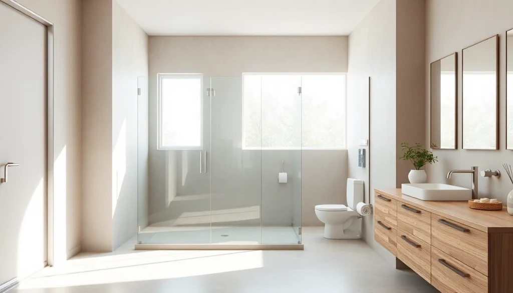 Améliorez votre salle de bains avec la paroi de douche sirhona en verre élégant et moderne.