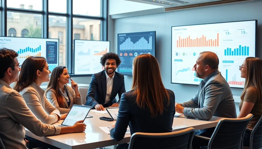 Analyzing competitor pricing strategies during a professional business meeting.