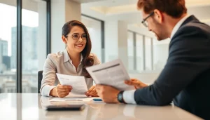 카드현금화에 대해 상담하는 전문 금융 컨설턴트의 모습