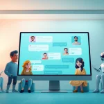 Interactive interface showcasing sex chat ai characters for engaging conversations.