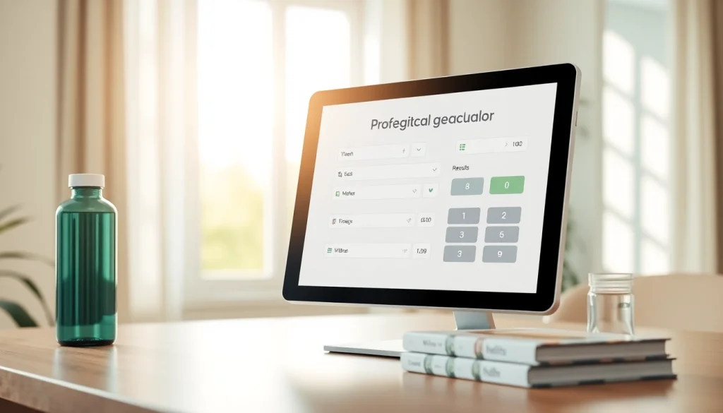 Calculate your biological age calculator results with an interactive and intuitive digital interface.