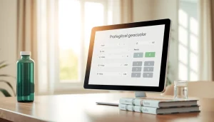 Calculate your biological age calculator results with an interactive and intuitive digital interface.
