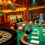 Experience the thrill of betting at Marvelbet.site with vibrant casino tables and engaged players.