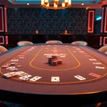 Descubra os melhores jogos de cassino com mesa de jogos vibrante e fichas em destaque.