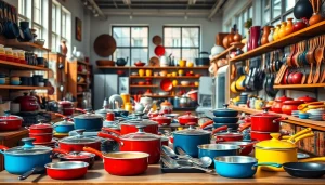 Culinary accessories in a cookware shop Auckland to enhance your cooking experience.