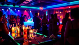 Dinner sxm experience at Club Noir with vibrant atmosphere, premium cocktails, and stunning performers.