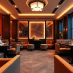 Luxurious 인계동셔츠룸 interior showcasing inviting atmosphere and stylish decor.
