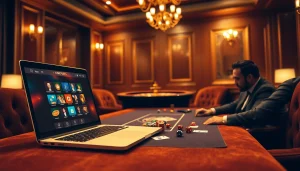 Experience the excitement of ONICPLAY online gambling with a vibrant casino scene.