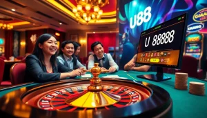 Engage in thrilling U888 online casino gameplay with vibrant tables, cards, and roulette for high-stakes excitement.