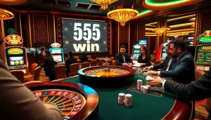 Experience thrilling moments at the casino with 555 win on the vibrant gaming table.