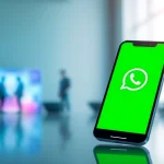 Experience advanced privacy with GB WhatsApp APK displayed on a sleek mobile device in a modern setting.