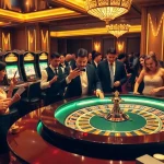 Engage with MK8 at a vibrant casino, featuring exciting betting activities and luxurious gaming ambiance.