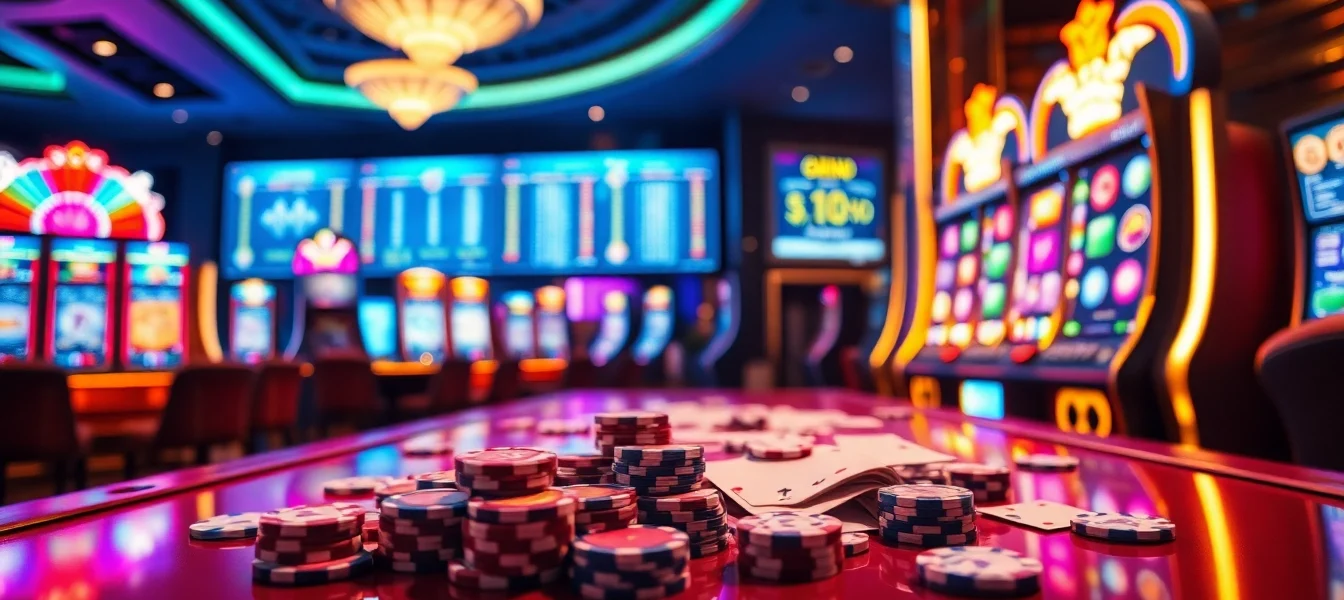 Experience thrilling gameplay at idnslot with vibrant slot machines and casino excitement.