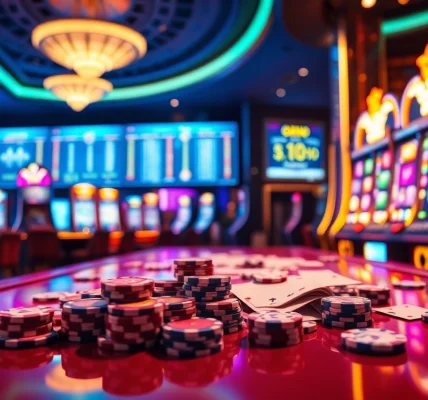 Experience thrilling gameplay at idnslot with vibrant slot machines and casino excitement.