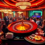Players engaging at a roulette table highlighting the excitement of F8bet casino.