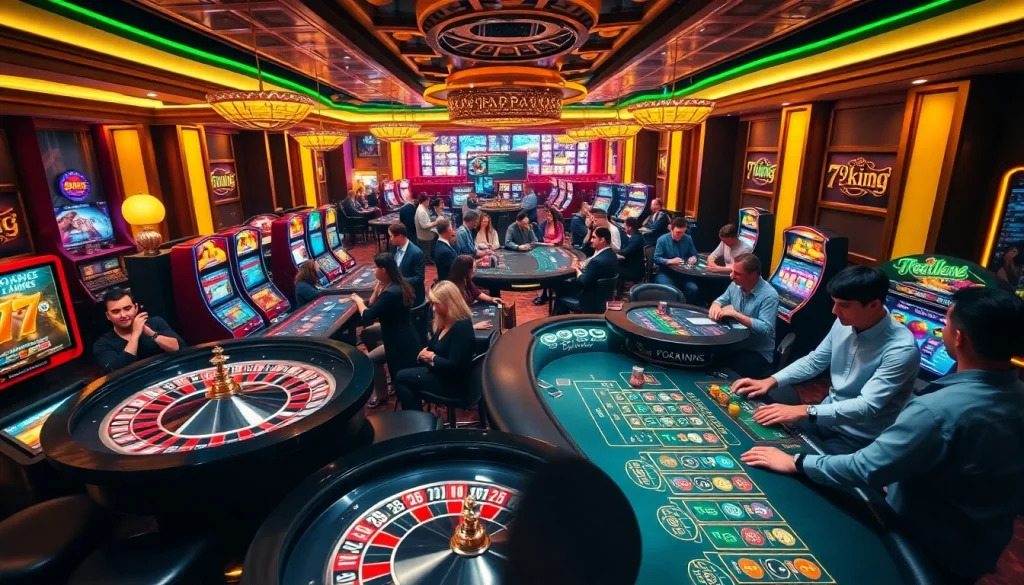 Experience thrilling gameplay at 79king com with vibrant casino tables and engaging games.
