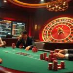 Experience the excitement of 98WIN at a high-stakes poker table with vibrant poker chips and a spinning roulette wheel.