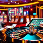Vivez l'excitation du meilleure casino en ligne avec des tables vibrantes, des jetons de poker et une interface de jeu en ligne élégante.