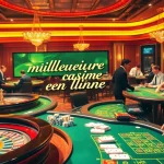 Des joueurs profitant des jeux de table au meilleure casino en ligne, montrant une action passionnante et un luxe.