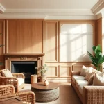 Transform your home with elegant trim work enhancing a cozy living room design.