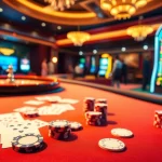 Engage in the thrilling atmosphere of mm88.br.com with vibrant casino tables and exciting games.